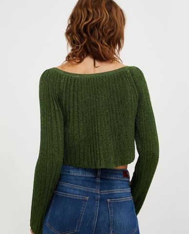  MAX&Co. - Áo khoác cardigan nữ phom croptop tay dài Felicita 
