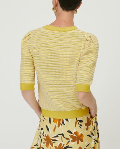  MAX&Co. - Áo len nữ tay lỡ cổ tròn 3D 