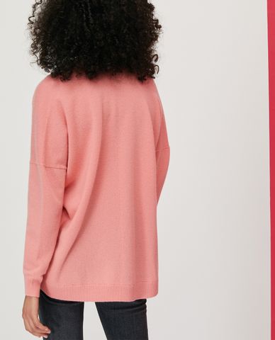  MAX&Co. - Áo sweater nữ tay dài cổ V Oversized Wool And Casmere 