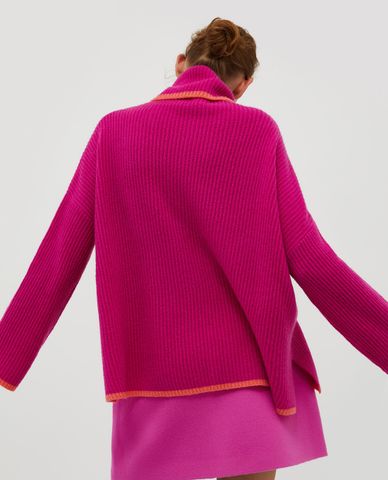  MAX&Co. - Áo dệt kim nữ cổ lọ tay dài Scorgere 