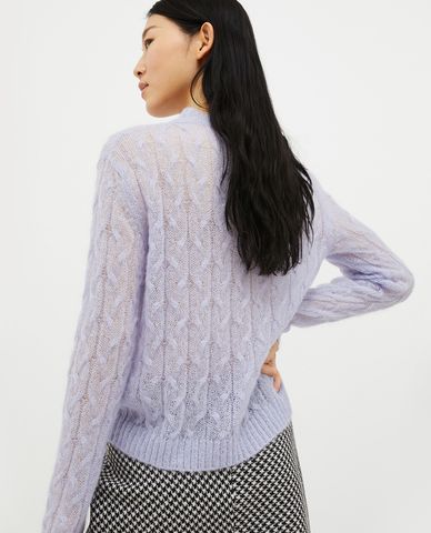  MAX&Co. - Áo dệt kim nữ cổ tròn tay dài Laos 