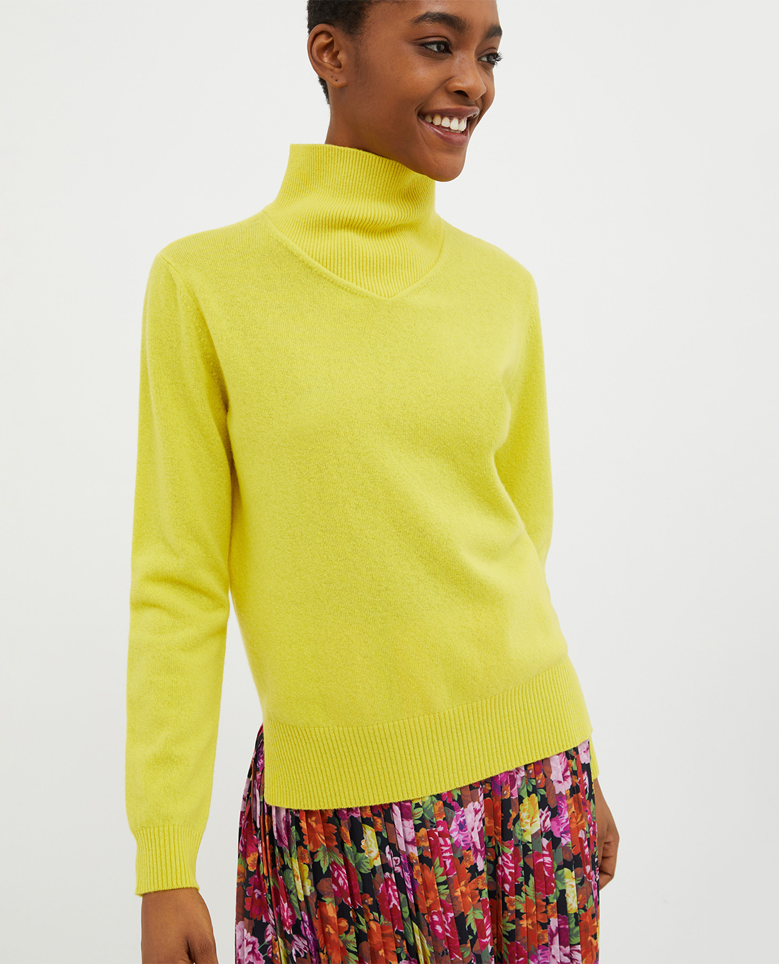 MAX&Co. - Áo dệt kim nữ cổ lọ tay dài Sfera