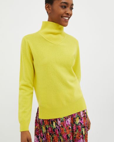  MAX&Co. - Áo dệt kim nữ cổ lọ tay dài Sfera 