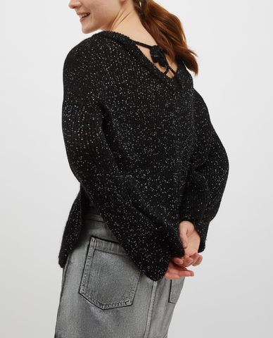  MAX&Co. - Áo dệt kim nữ cổ V phom suông Schietto 