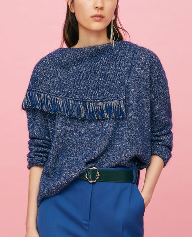  MAX&Co. - Áo len nữ tay dài Poncho Style 