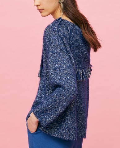  MAX&Co. - Áo len nữ tay dài Poncho Style 