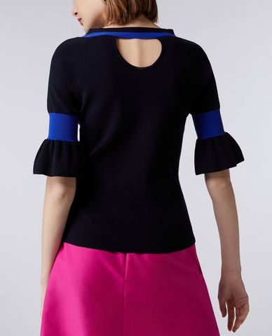  MAX&Co. - Áo kiểu nữ cổ tròn tay loe Complice 