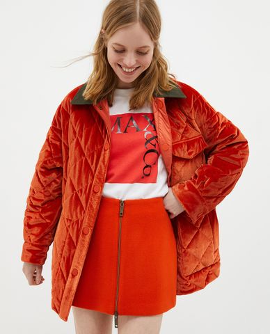  MAX&Co. - Áo khoác chần bông nữ cổ bẻ tay dài Loriana 