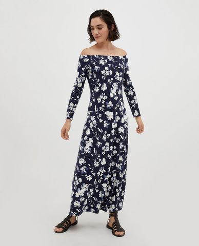  MAX&Co. - Đầm trễ vai maxi tay dài phom suông Gas 