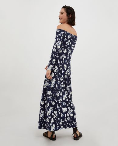  MAX&Co. - Đầm trễ vai maxi tay dài phom suông Gas 