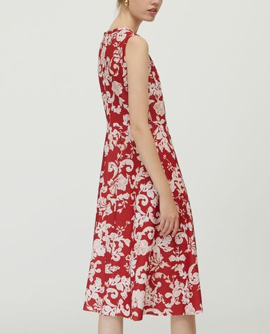  MAX&Co. - Đầm midi cổ V sát nách Jersey 