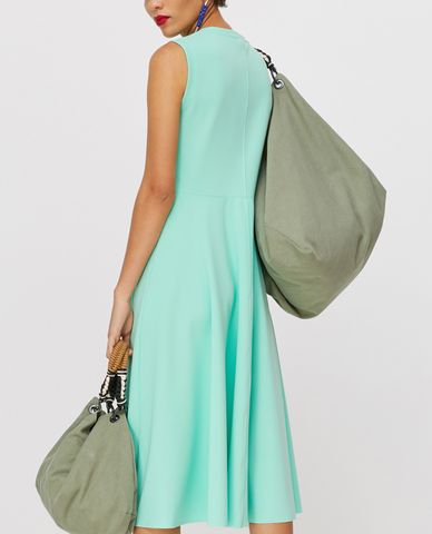  MAX&Co. - Đầm midi sát nách nhấn eo Jersey Twill 