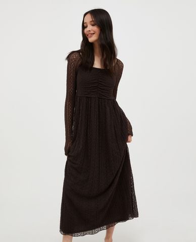  MAX&Co. - Đầm xếp li maxi tay dài Ester 