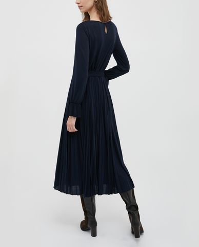  MAX&Co. - Đầm midi tay dài xếp li Pleated Jersey 