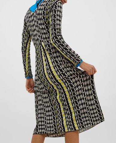  MAX&Co. - Đầm midi tay dài cổ tròn phom ôm Cosmo 