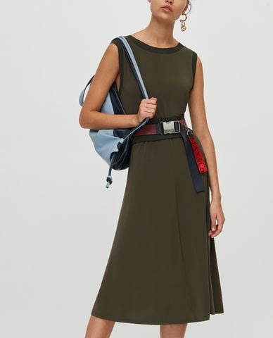  MAX&Co. - Đầm mini cổ tròn sát nách Crêpe Jersey 