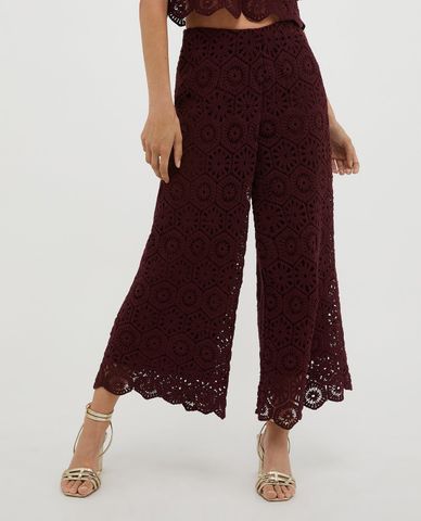  MAX&Co. - Quần nữ ống rộng lưng thun Olivella 