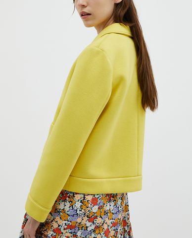  MAX&Co. - Áo khoác kiểu nữ phối nút cài Double Layer Jersey 