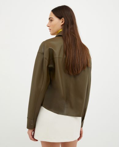  MAX&Co. - Áo khoác sơ mi nữ cổ bẻ tay dài Nalut 