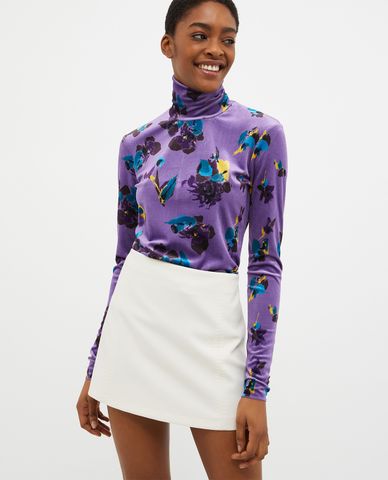  MAX&Co. - Áo kiểu nữ cổ lọ tay dài Camelia 