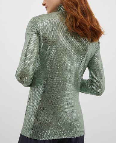  MAX&Co. - Áo kiểu nữ cổ lọ tay dài Costume 