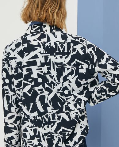  MAX&Co. - Áo sơ mi nữ tay dài cổ bẻ Techno Jersey 