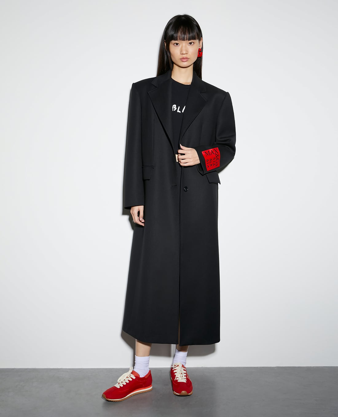 MAX&Co. - Áo khoác măng tô dáng dài phối túi Sowindy