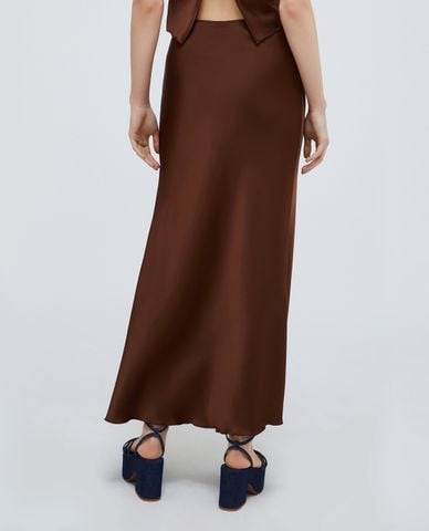  MAX&Co. - Chân váy maxi phom suông xẻ tà Laetitia 