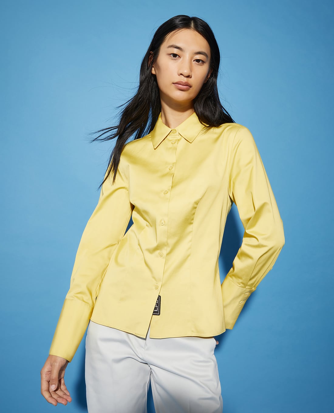 MAX&Co. - Áo sơ mi nữ cổ bẻ tay dài Midtown