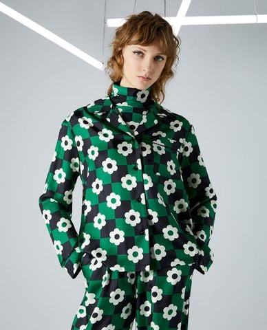  MAX&Co. - Áo sơ mi cổ bẻ tay dài in hoa Doris 