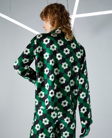  MAX&Co. - Áo sơ mi cổ bẻ tay dài in hoa Doris 