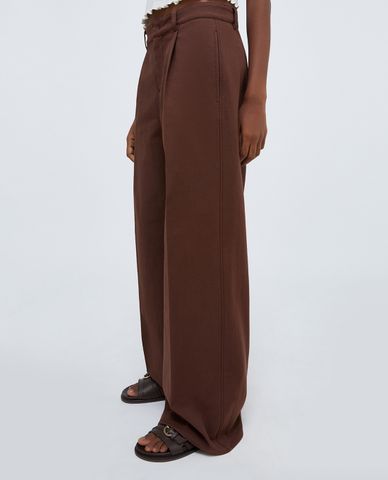  MAX&Co. - Quần ống rộng xếp li Christy 