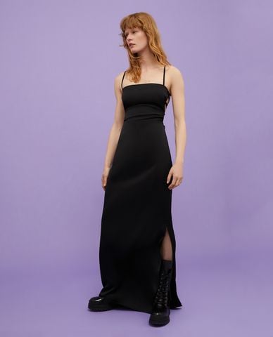  MAX&Co. - Đầm hai dây maxi xẻ tà phối dây cột hở lưng Courtney 