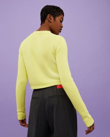  MAX&Co. - Áo sweater dệt kim phom lửng cổ tròn tay dài Winona 