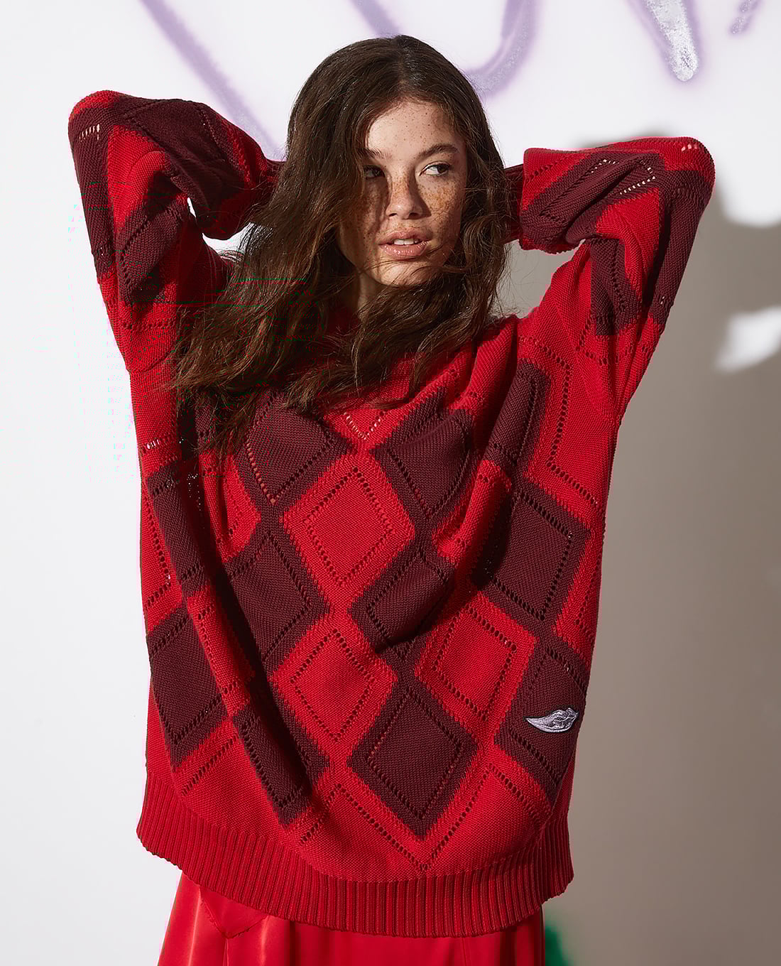 MAX&Co. - Áo sweater nữ tay dài cổ tròn phom suông Madlove