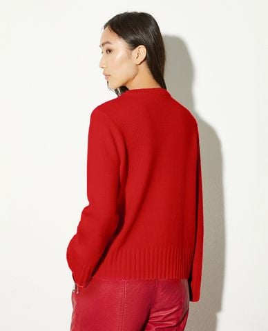  MAX&Co. - Áo dệt kim nữ cổ tròn tay dài Sevres 