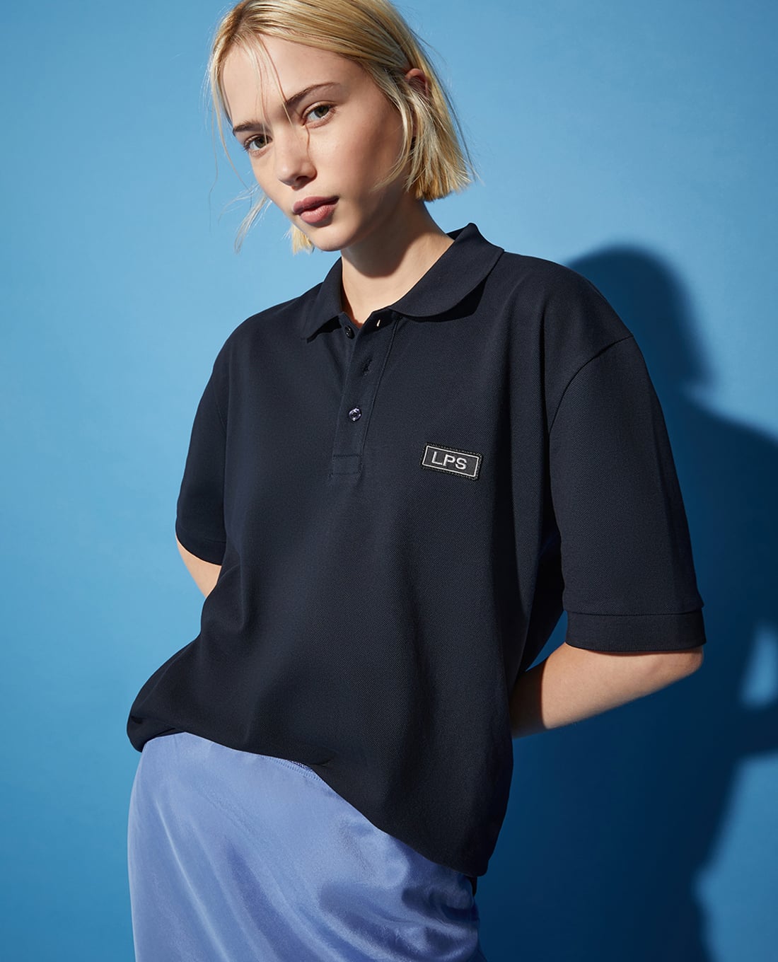 MAX&Co. - Áo polo nữ cổ bẻ tay ngắn Canarsie