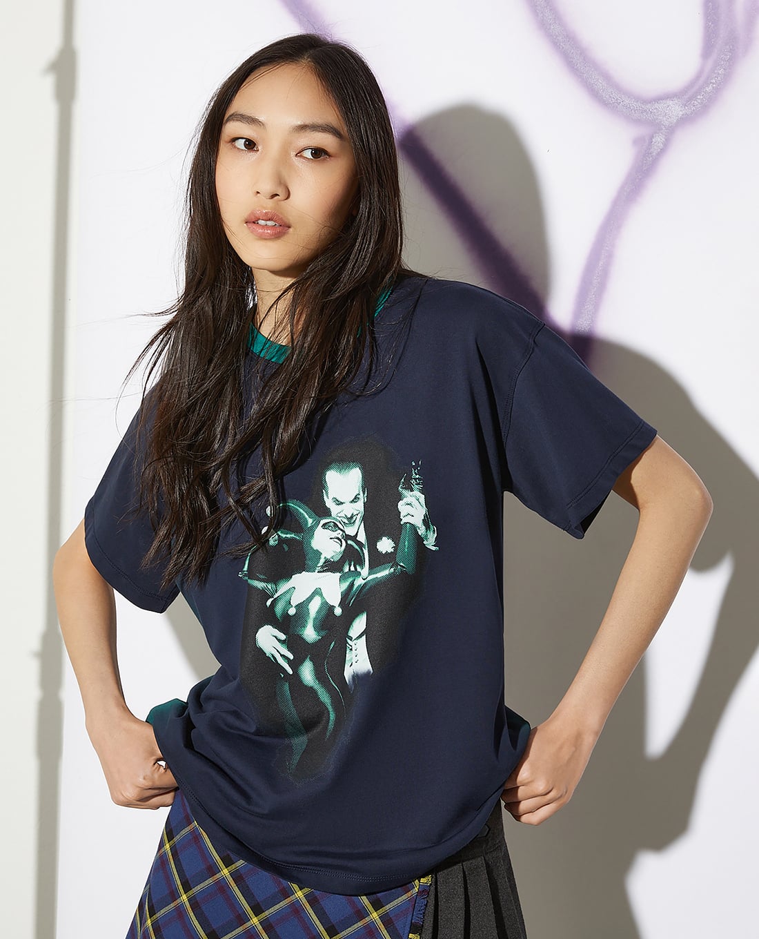 MAX&Co. - Áo thun nữ cổ tròn tay ngắn Graffity