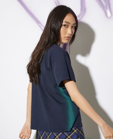  MAX&Co. - Áo thun nữ cổ tròn tay ngắn Graffity 