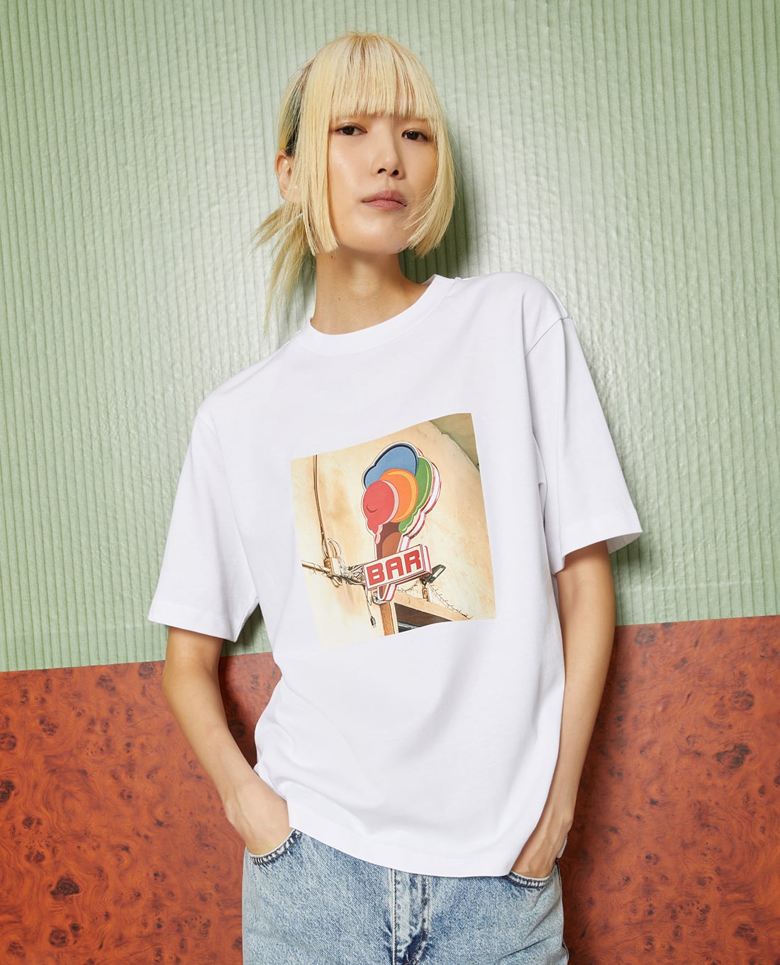 MAX&Co. - Áo thun nữ cổ tròn tay ngắn Sanmauro