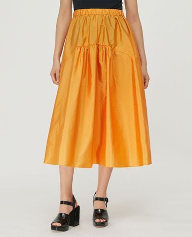  MAX&Co. - Chân váy midi xếp li Techno Taffeta 