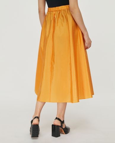  MAX&Co. - Chân váy midi xếp li Techno Taffeta 