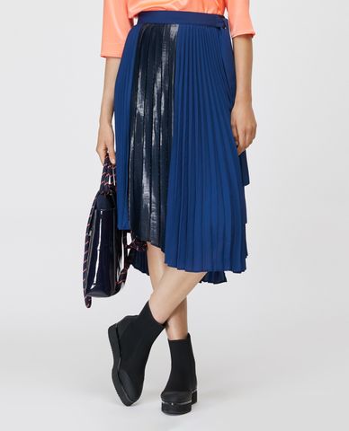  MAX&Co. - Chân váy midi bất đối xứng Lamé Insert 