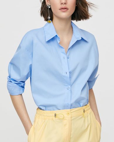  MAX&Co. - Áo sơ mi nữ tay dài Cotton Poplin 