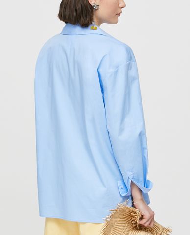  MAX&Co. - Áo sơ mi nữ tay dài Cotton Poplin 