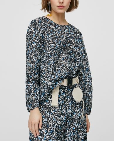  MAX&Co. - Áo kiểu nữ phom suông tay dài Cotton Voile 