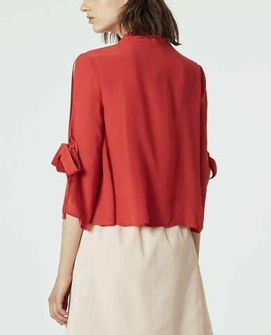  MAX&Co. - Áo kiểu nữ phom suông cột nơ nữ tính 