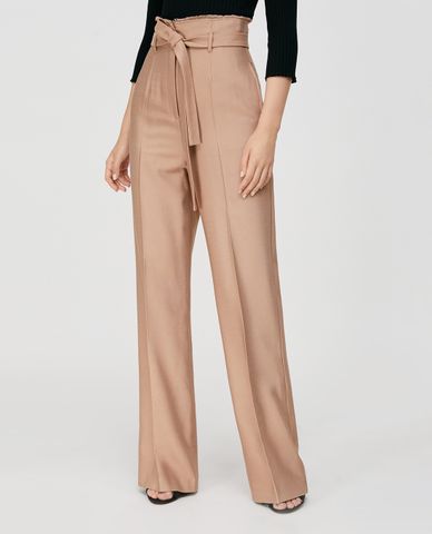  MAX&Co. - Quần kiểu nữ ống rộng Twill Wide Leg 