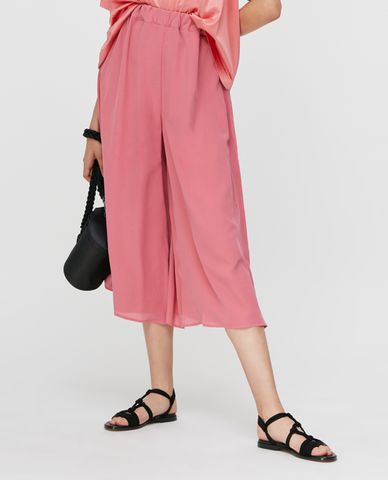  MAX&Co. - Quần culottes nữ lưng thun Pure Silk 