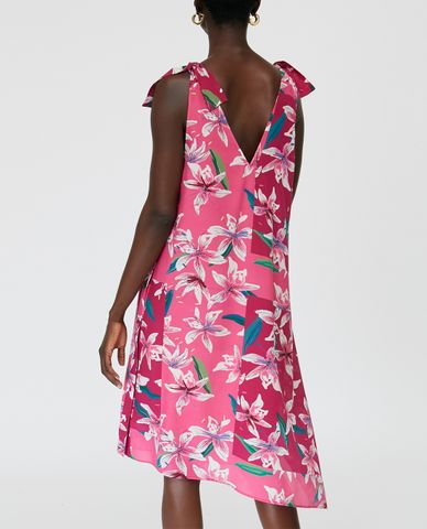  MAX&Co. - Đầm midi sát nách cổ V họa tiết hoa nữ tính 